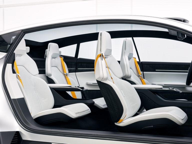 Polestar Precept with Bcomp more sustainable interiors - seats